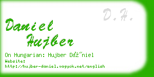 daniel hujber business card